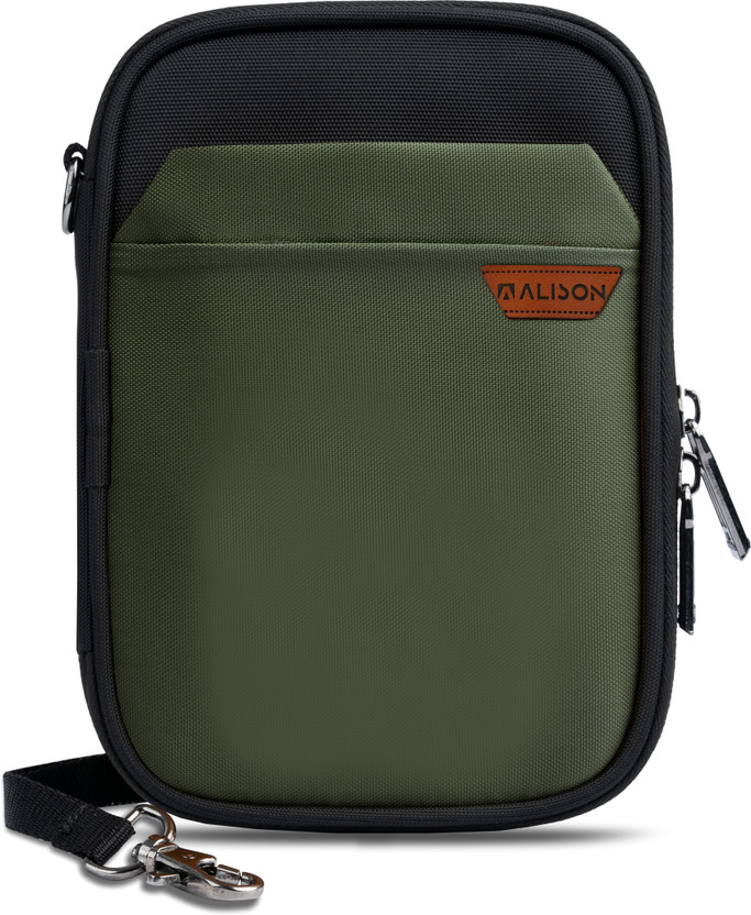 Alison Passport Wallet Pouch Travel Organizer Bag for Cheque Book SIM Card Mobile Money(Green)