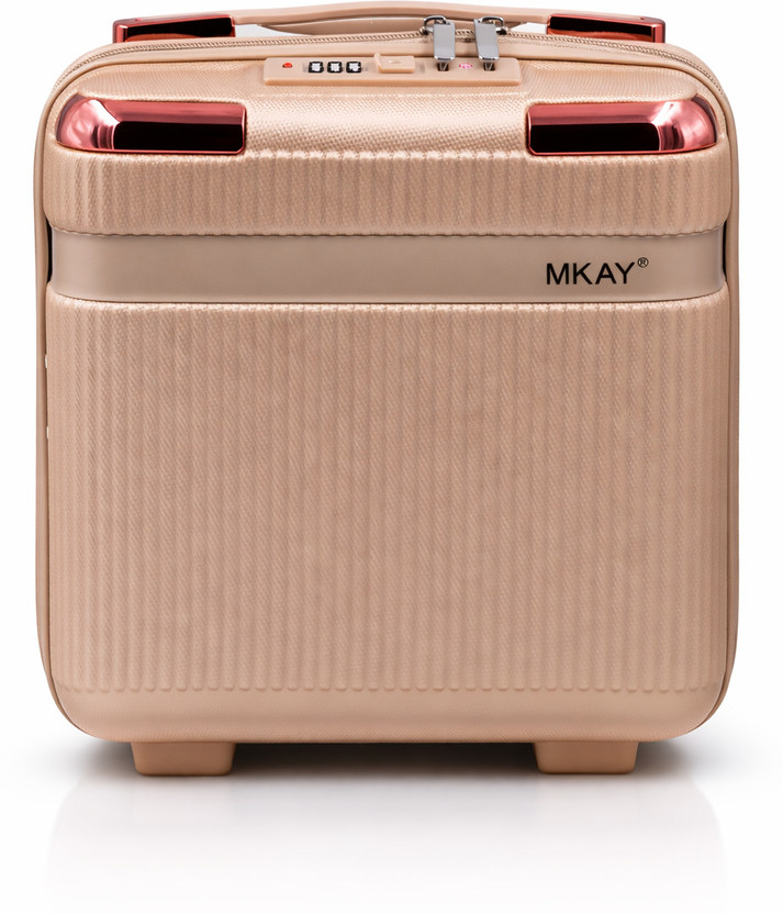 MKay MKay Premium Makeup Vanity Travel Organizer Case Box with Lock(Brown) - Flipkart Deal