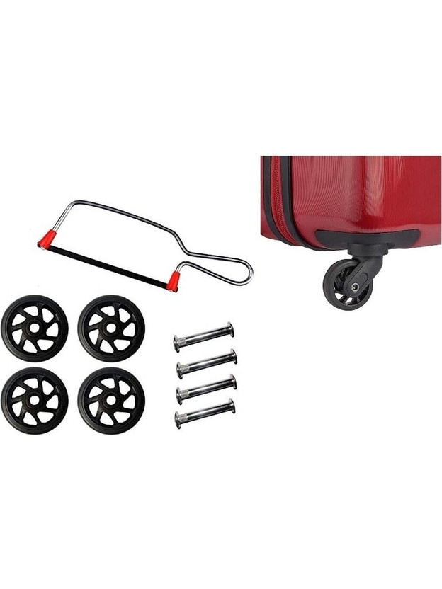 Crafscrop Crafscrop Wheels for Replacement and Repair Suitcases Rubber (4 Pieces+Cutter)(Black) - Flipkart Deal