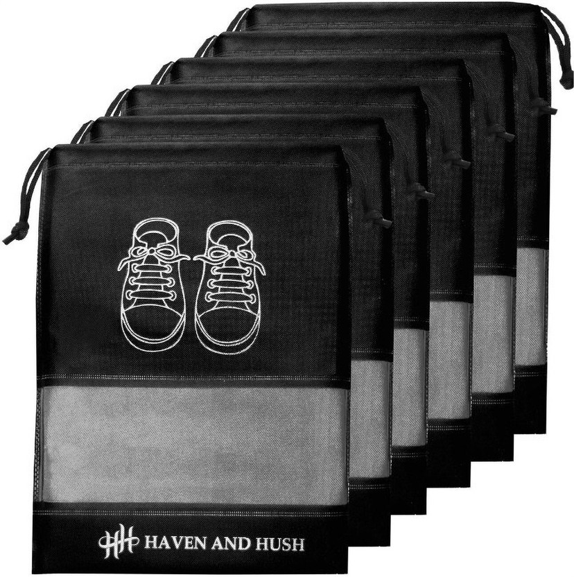 Haven and Hush Shoe Pouch(Black)