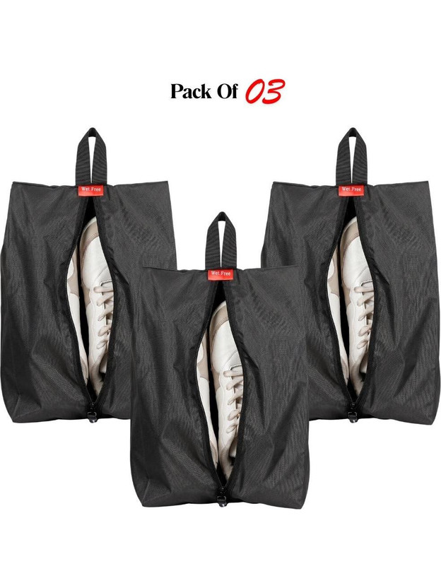 Wet Wet Free Shoe Pouch(Black) - Flipkart Deal