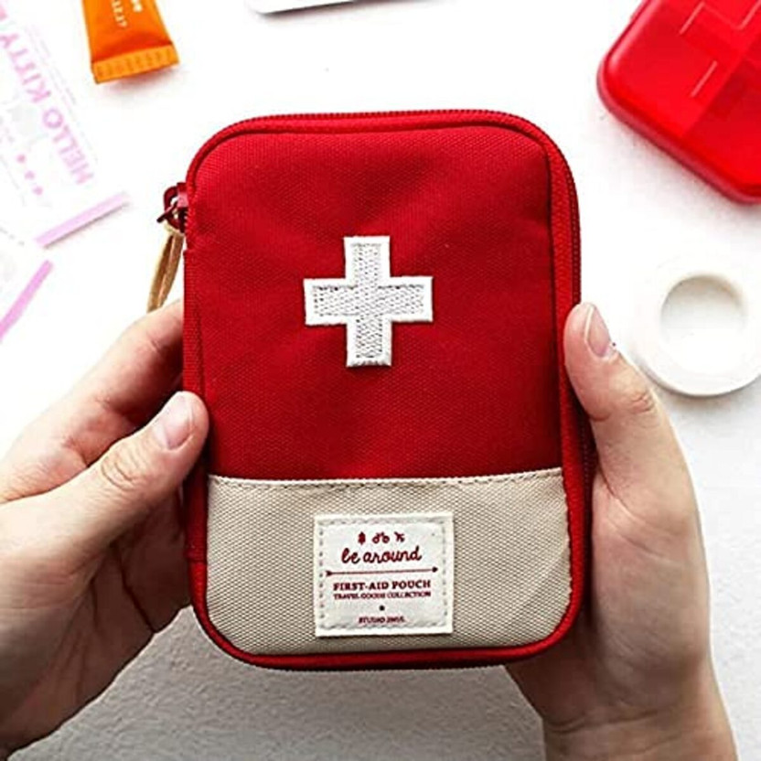 VENOZO Emergency Mini Medical First Aid Kit Pouch Medicine Storage Organizer First Aid Kit(Home, Sports and Fitness)
