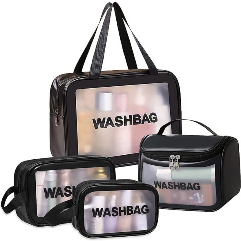 Kidmuch Kidmuch 4 Set Travel Organizer Travel Toiletry Kit(Black) - Flipkart Deal