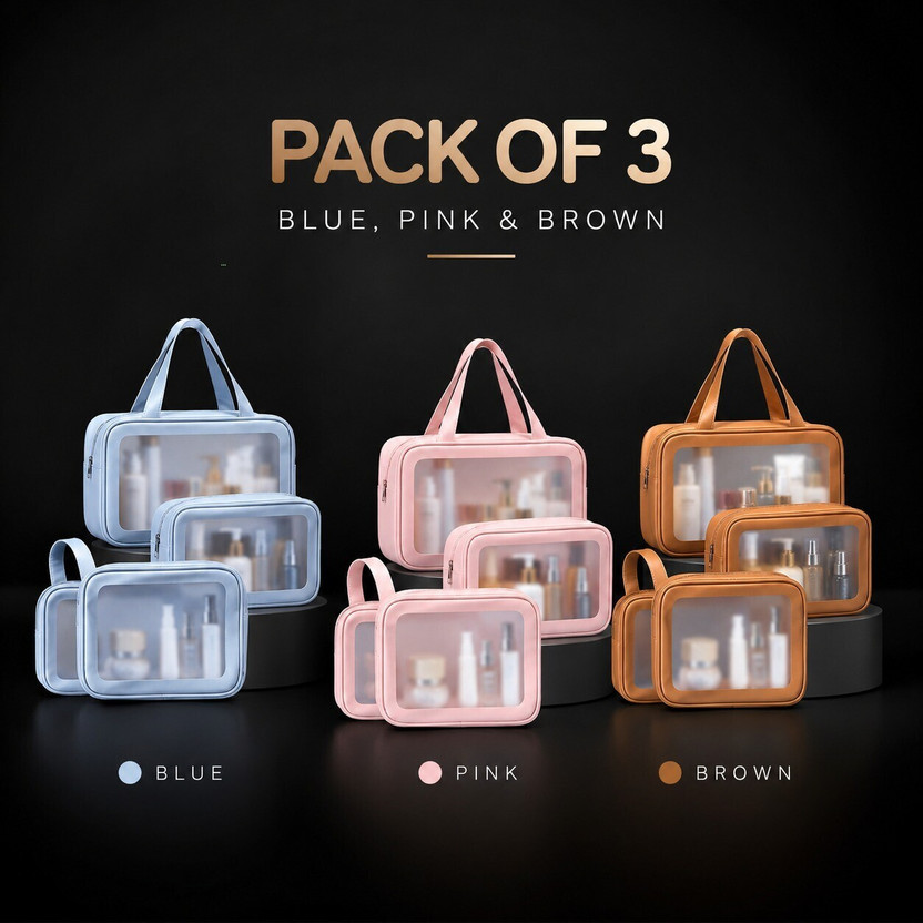 Bagwala Bagwala Elegant Travel Travel Companion Beauty Case carry essentials routine accessories Travel Toiletry Kit(Multicolor) - Flipkart Deal