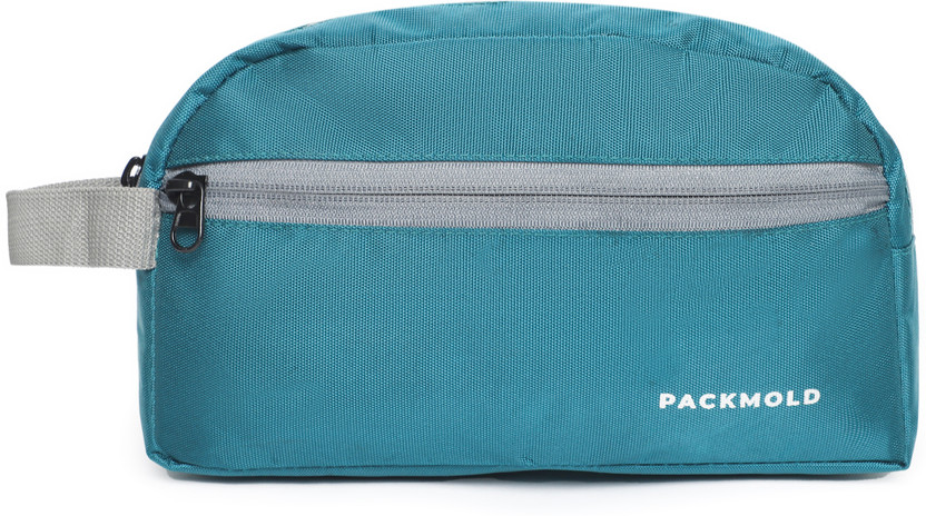 PACKMOLD POUCHO POLYESTER Toiletry Bag Makeup Shaving Kit Pouch UNISEX(9.5*6*3.5 INCHES) Travel Toiletry Kit(Blue)