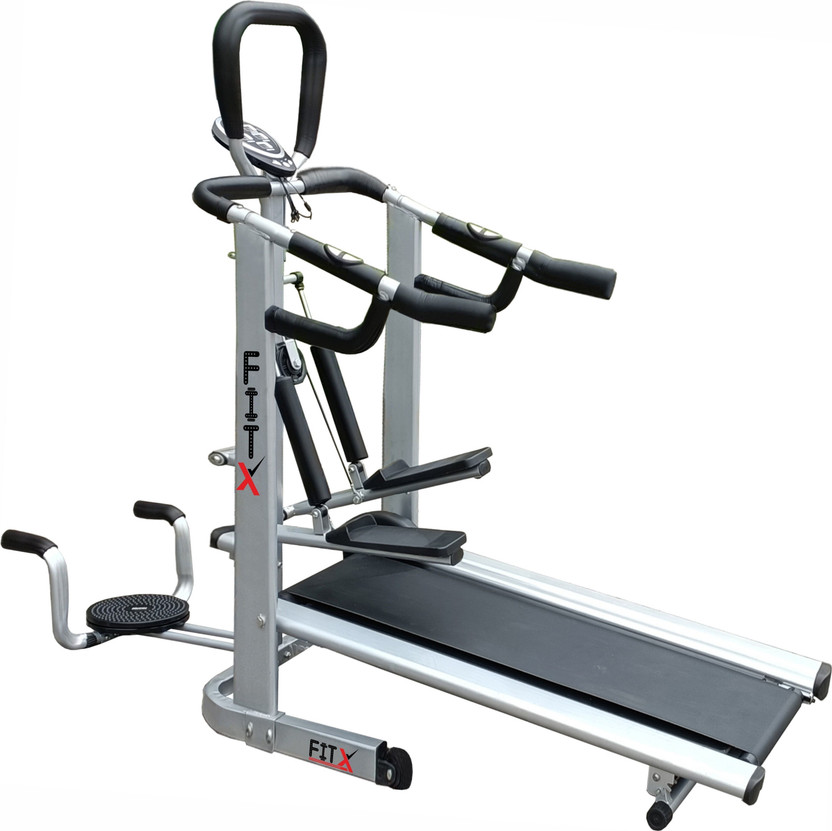 FitX MANUAL 4 IN 1 MULTI J-1560 FOR HOME USE Treadmill (Max Weight:110 kg)