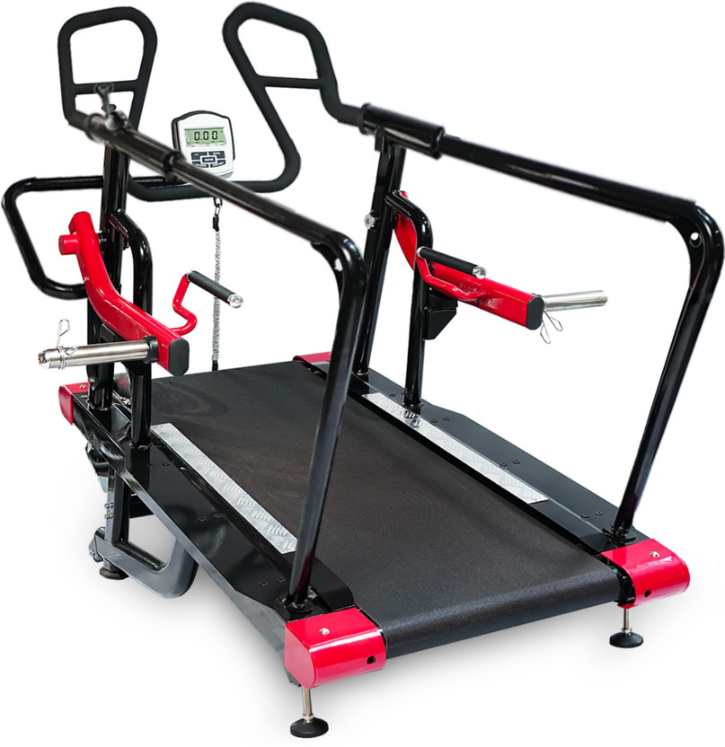 AVON Fitx Incline Treadmill, Weight Bearing & Strength Belt with Wireless Heart Rate Treadmill (Max Weight:200 kg)