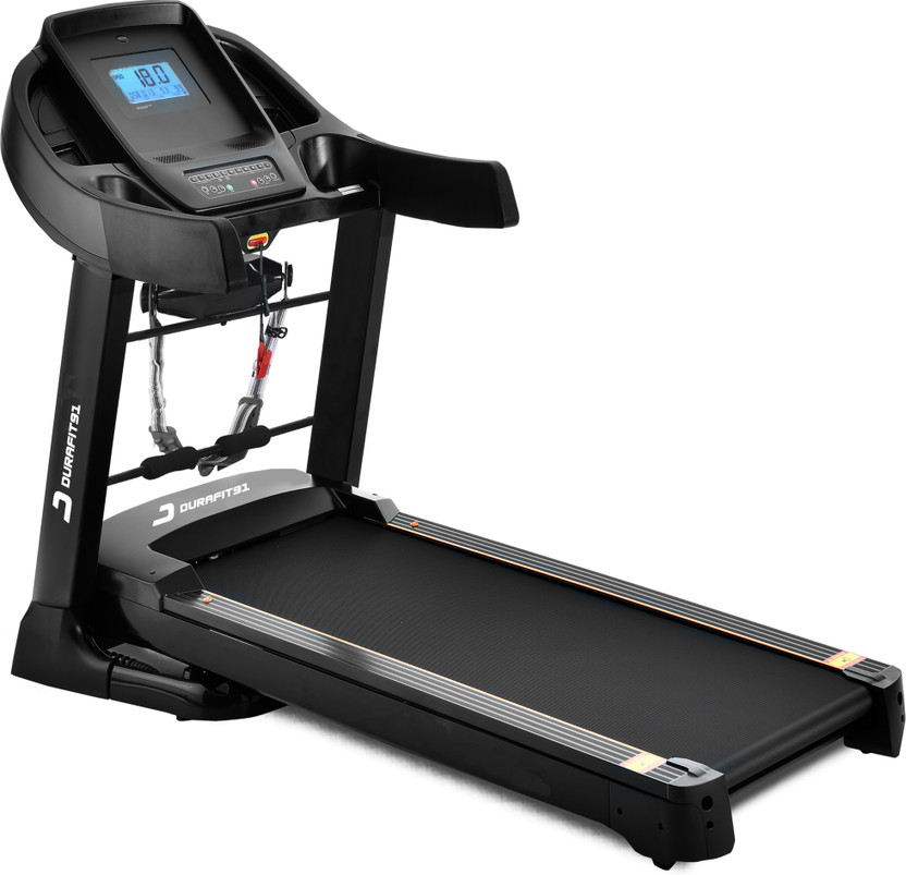 Durafit91 Focus Multifunction 7 HP Peak DC 150Kg User Weight| 20 Level Incline| 18Km Speed Treadmill (Max Weight:150 kg)