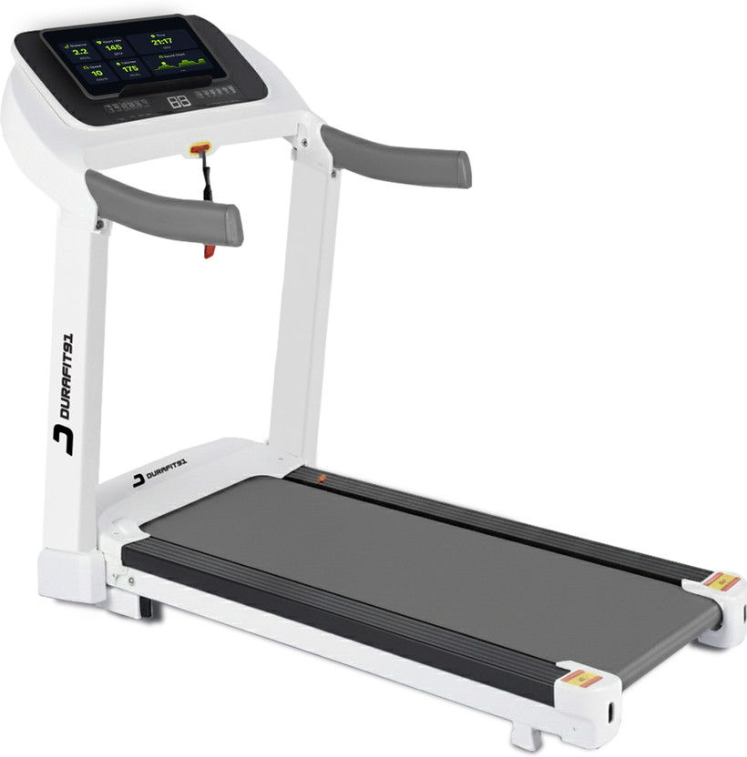 Durafit91 Sprint 5 HP Peak 140Kg Max Weight BLDC Motorized | 16km Speed | Home use Treadmill (Max Weight:140 kg)