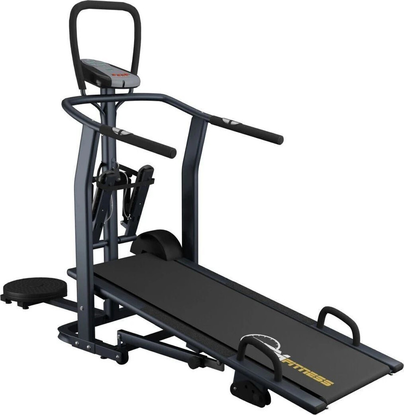 RPM Fitness by Cult RPM800 4 in 1 Multifunction For Men & Women HomeGym Workout Non Motorized Manual Treadmill (Max Weight:100 kg)