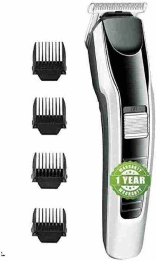 FINARO AT-538 Cordless Hair Trimmer | Professional Grooming Tool Fully Waterproof Trimmer 120 min  Runtime 4 Length Settings(Multicolor)
