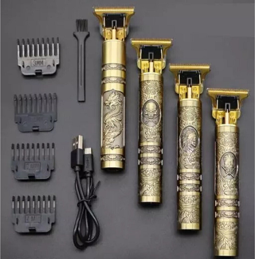 Kabeer enterprises Professional Golden Metal Body Trimmer Trimmer 120 min  Runtime 4 Length Settings(Gold)