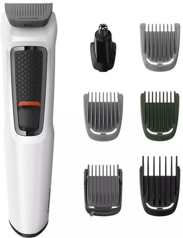 PHILIPS MG3721/77 PACK OF 1 Grooming Kit 60 min  Runtime 7 Length Settings(Black)