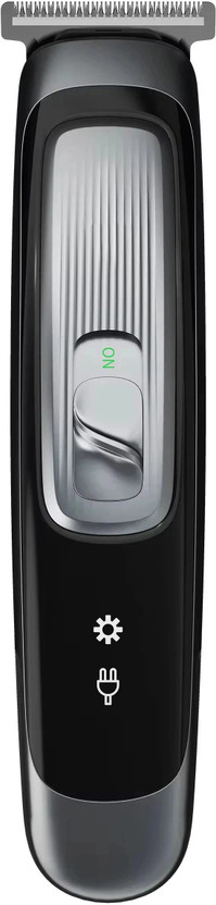 Misuhrobir Trimmer For Men Fully Waterproof Trimmer 90 min  Runtime 5 Length Settings(Black, Silver)
