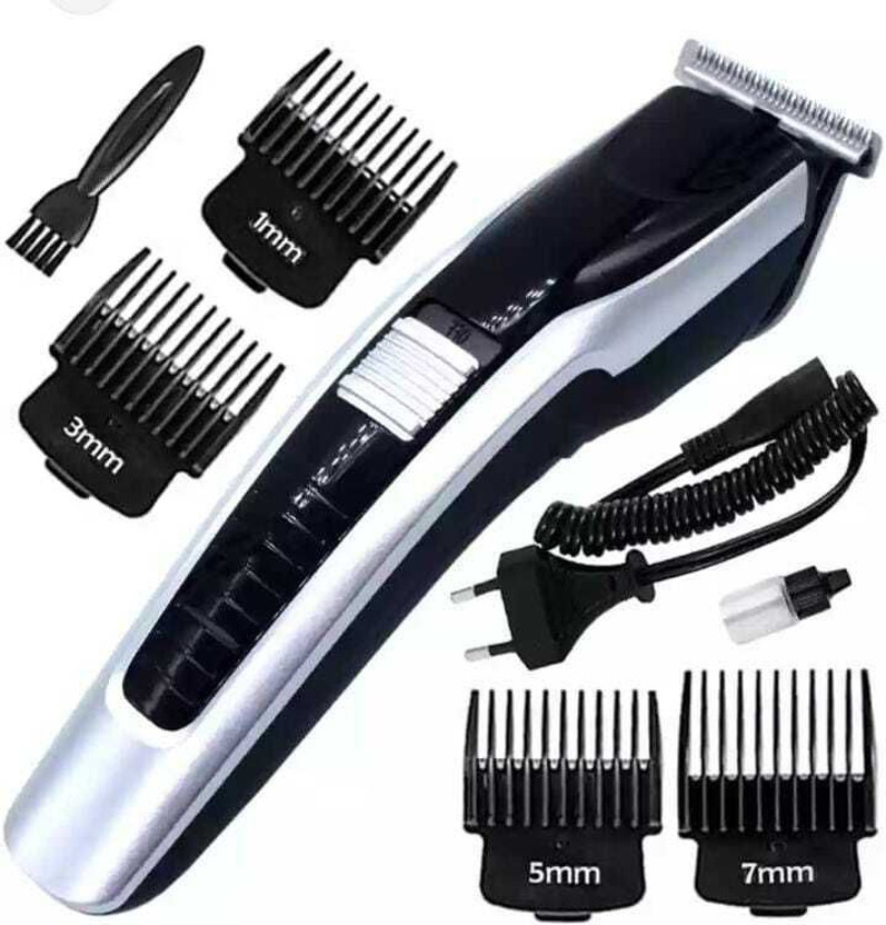 Shifozaa Professional AT-538 Hair Cutting Shaving Classic Machine Beard Trimmer Razor Trimmer 120 min  Runtime 4 Length Settings(Black, Grey)