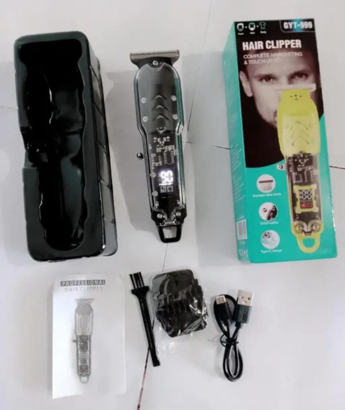 Trimmatic Hair Clipper, Cordless Electric Shaver for Beard, Hair, Mustache Body Groomer A2 Trimmer 120 min  Runtime 4 Length Settings(Multicolor)