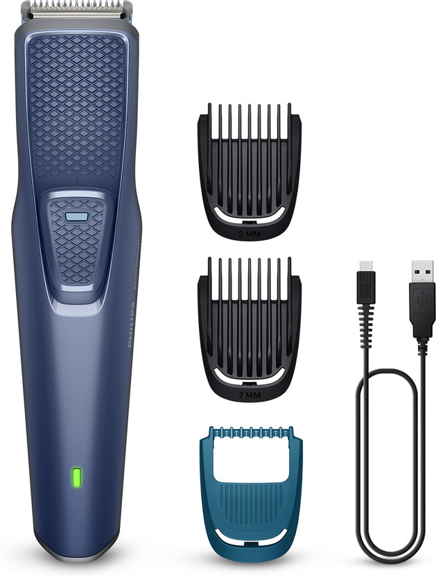 PHILIPS BT1245/18 Trimmer 30 min  Runtime 3 Length Settings(Blue)