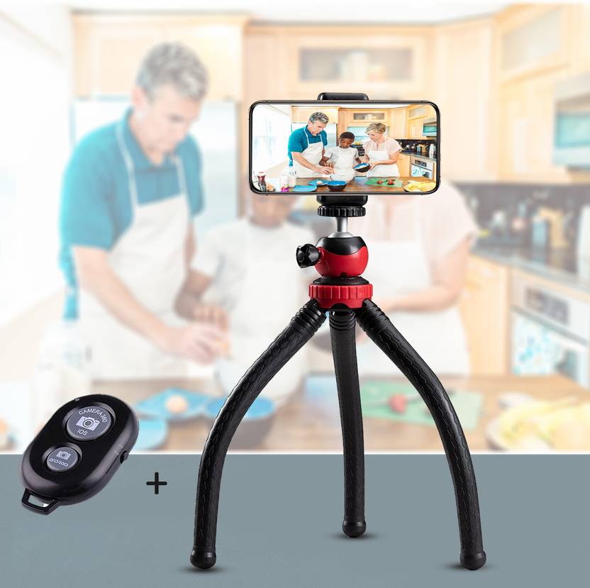 ZOKMOB Best Tripod for Mobile Phone with Phone Mount & Remote Flexible