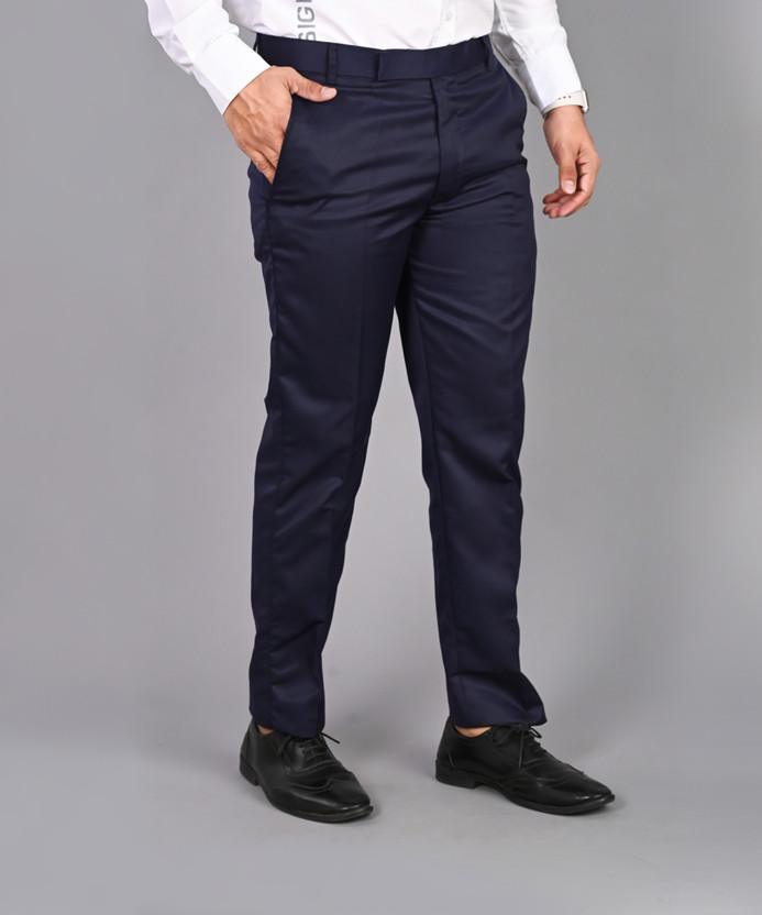 FUBAR Regular Fit Men Blue Trousers