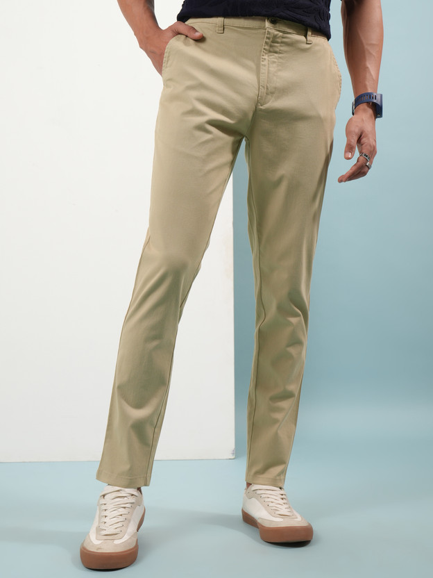 HIGHLANDER HIGHLANDER Men Beige Trousers - Flipkart Deal