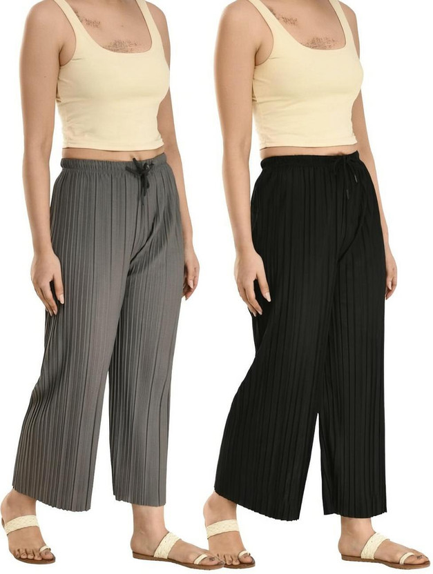 GLADLY GLADLY Relaxed Women Multicolor Trousers - Flipkart Deal
