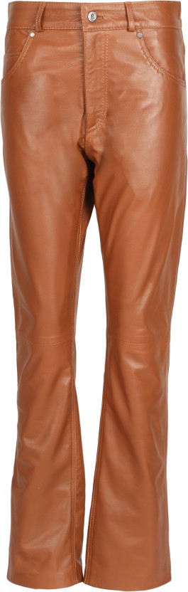 Leather leggings  Greige  Ladies  HM IN