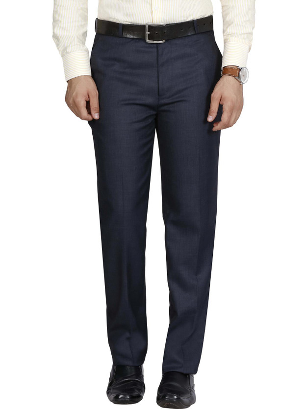 McHenry Regular Fit Men Dark Blue Trousers