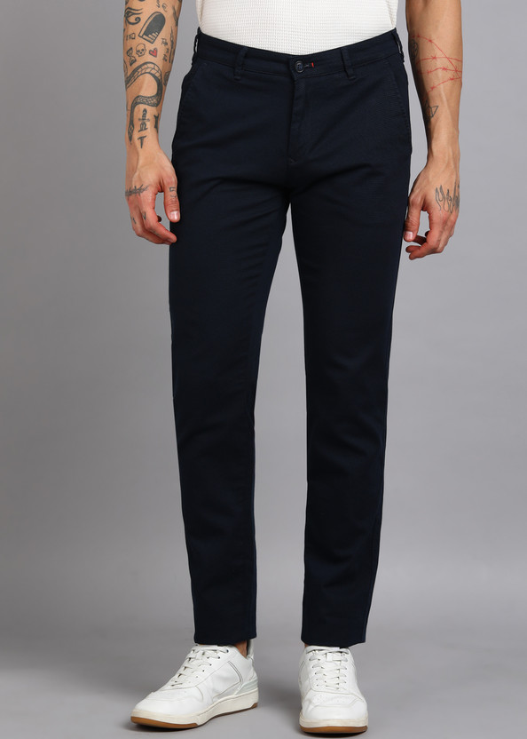 KILLER Slim Fit Men Dark Blue Trousers
