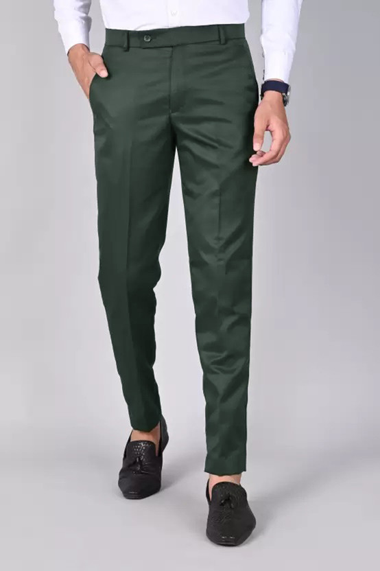 FUBAR Regular Fit Men Green Trousers