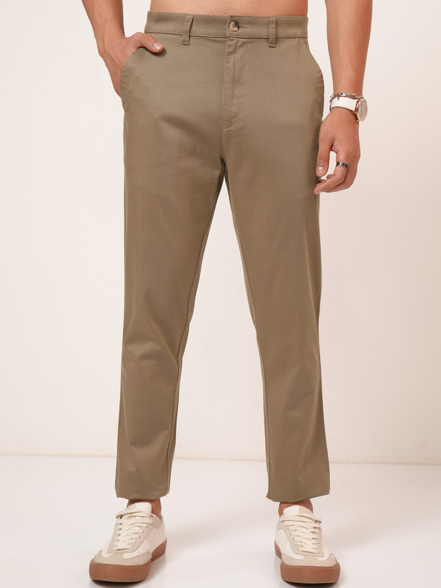 HIGHLANDER HIGHLANDER Tapered Men Khaki Trousers - Flipkart Deal
