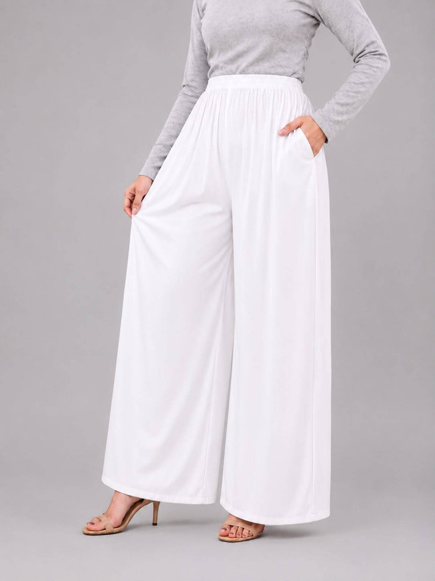 SUPPLY CREATIONS Loose Fit, Comfort Fit Women White Trousers