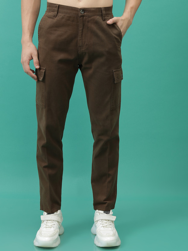 HIGHLANDER HIGHLANDER Regular Fit Men Brown Trousers - Flipkart Deal