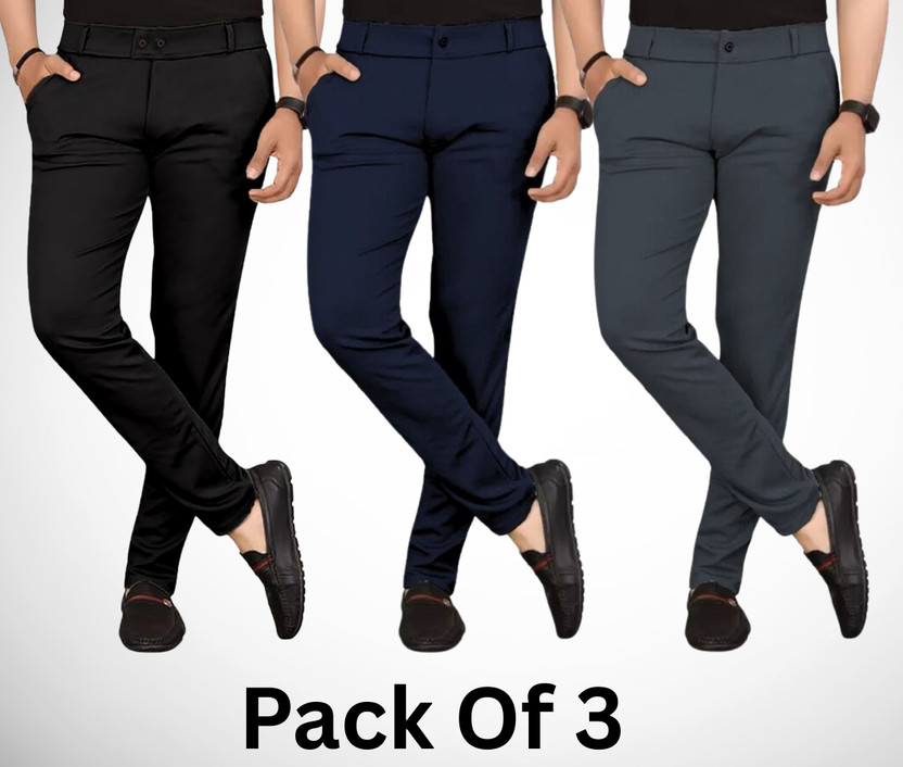 PGQ PGQ Regular Fit Men Multicolor Trousers - Flipkart Deal
