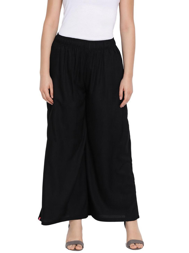 Lyra Lyra Regular Fit Women Black Trousers - Flipkart Deal