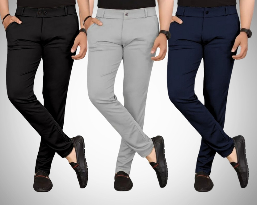 Chartou Regular Fit Men Multicolor Trousers