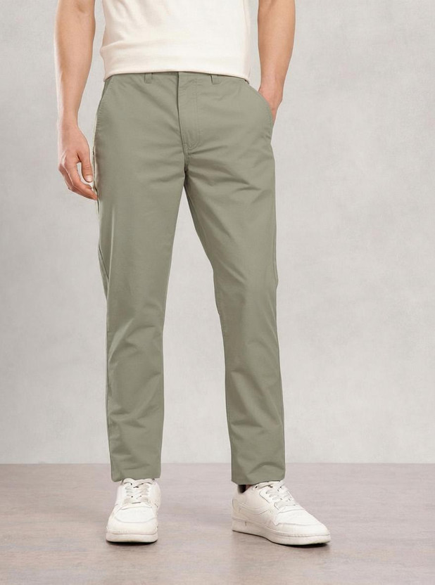 NAUTICA NAUTICA Slim Fit Men Green Trousers - Flipkart Deal