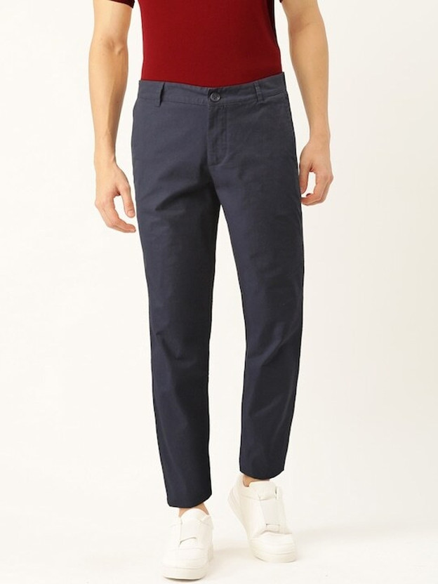 United Colors of Benetton Slim Fit Men Blue Trousers