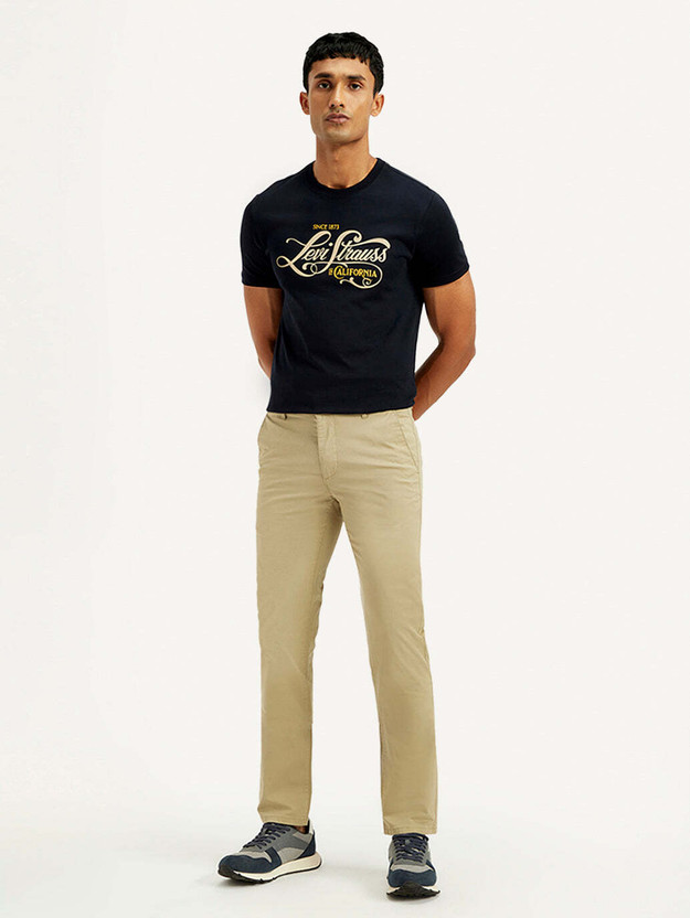 LEVI'S Slim Fit Men Brown Trousers
