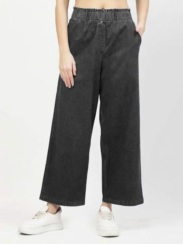 NOVIO NOVIO Loose Fit Women Black Trousers - Flipkart Deal