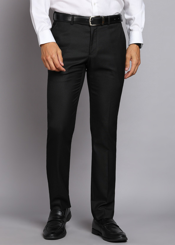 KILLER Slim Fit Men Black Trousers
