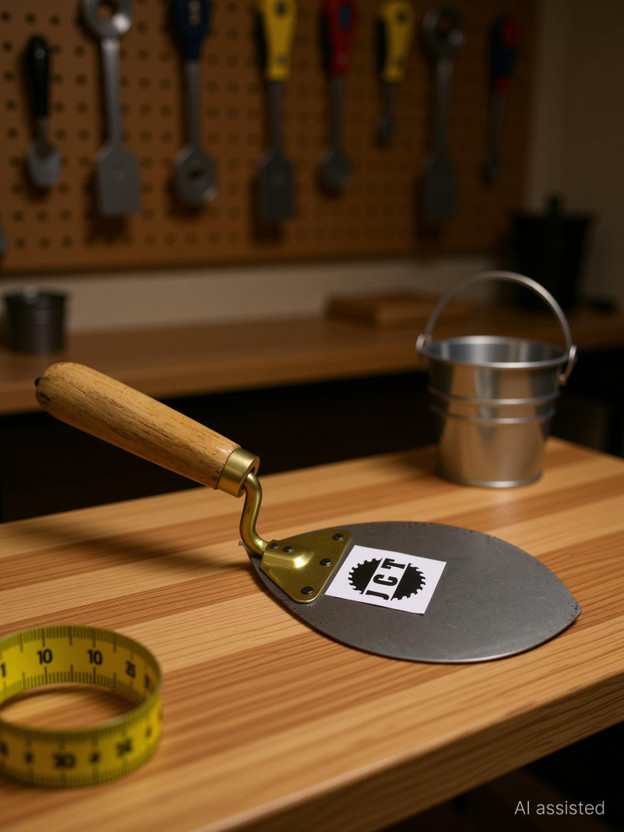 JCT TROWEL WITH WOOD HANDLE 25 cm Garden Trowel