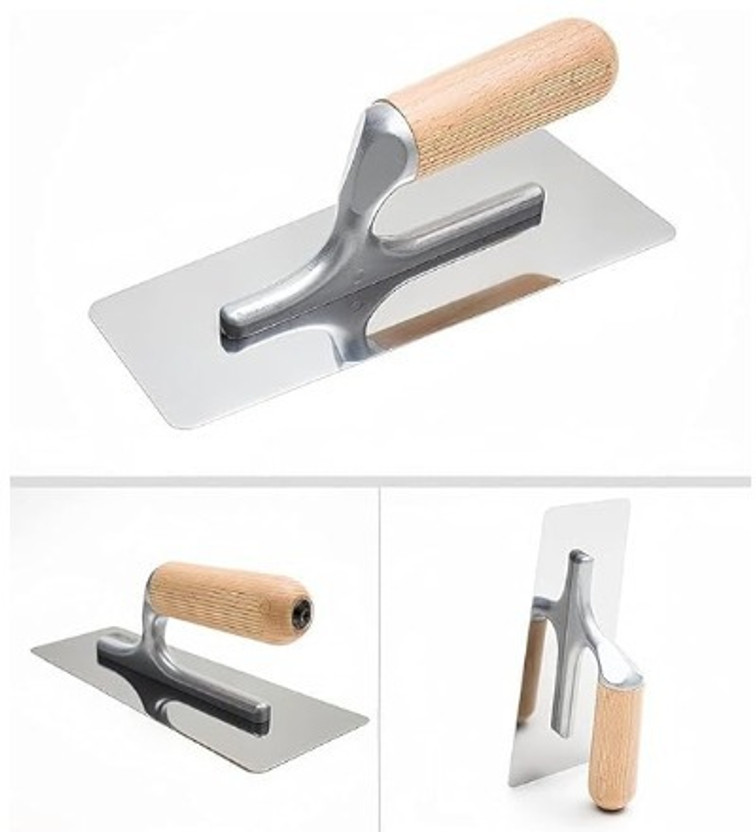 D Decor Solution 9INCH-STEEL-TROWEL 25 cm Finishing Trowel