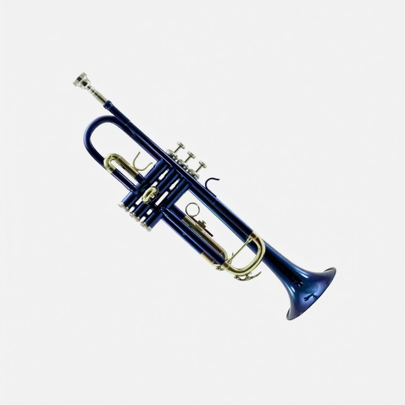 ARB Standard TRUM-21 Blue Bb Trumpet for all Players - Musical instrument Pro Bb Trumpet(Yes)