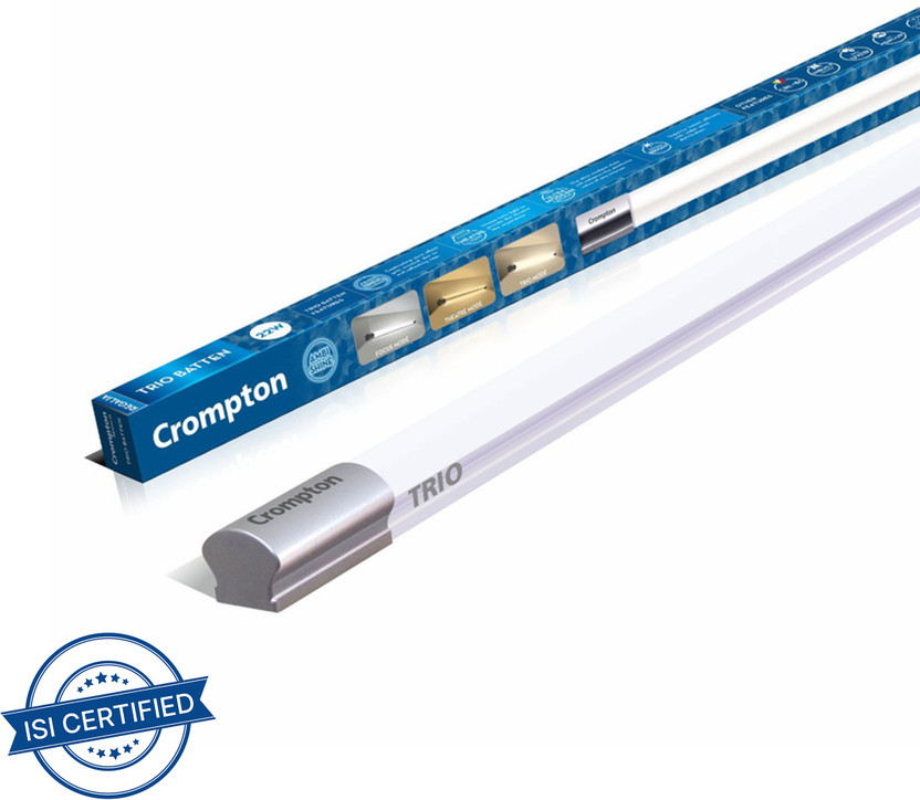 Crompton Trio Batten with three modes 22 W 122.2 cm Tube Light(White)