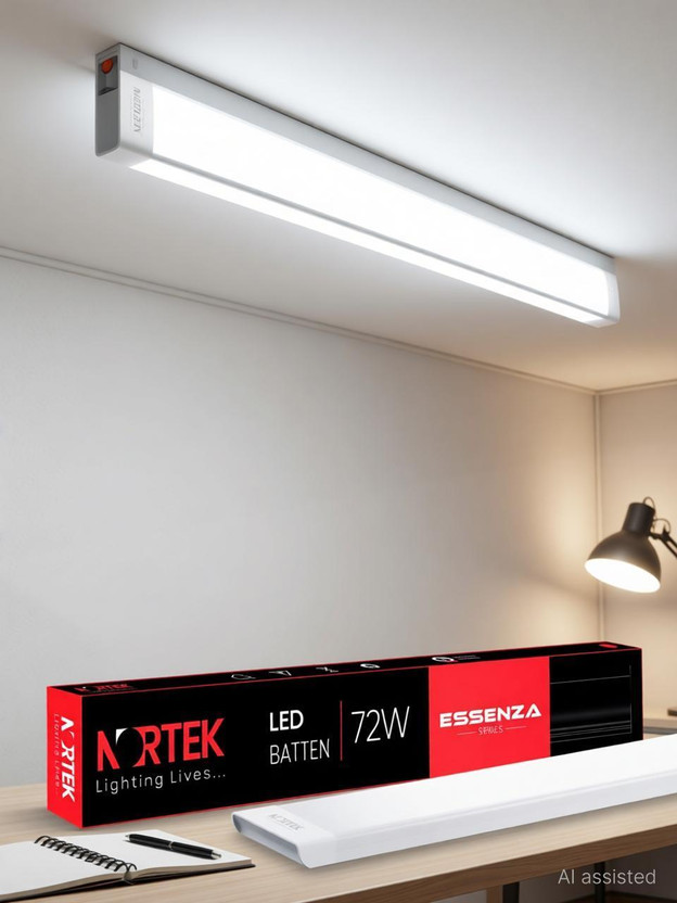 Nortek Nortek 72W Tube Light LED | 4 Feet Cool White Led Tube Light Batten For Home 72 W 50 cm Tube Light(White) - Flipkart Deal