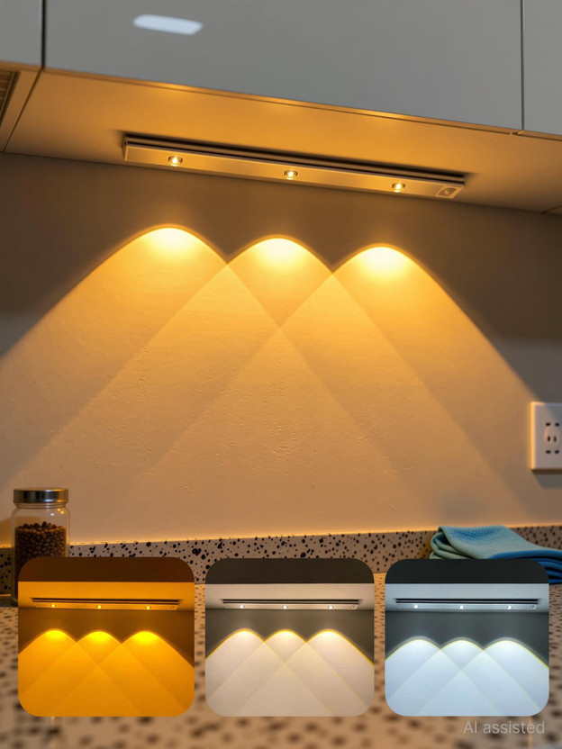 RJD1114 RJD1114 LED Under Cabinet Light with Motion Sensor, USB Rechargeable – 40cm, Warm Yellow 5 W 40 cm Tube Light - Flipkart Deal