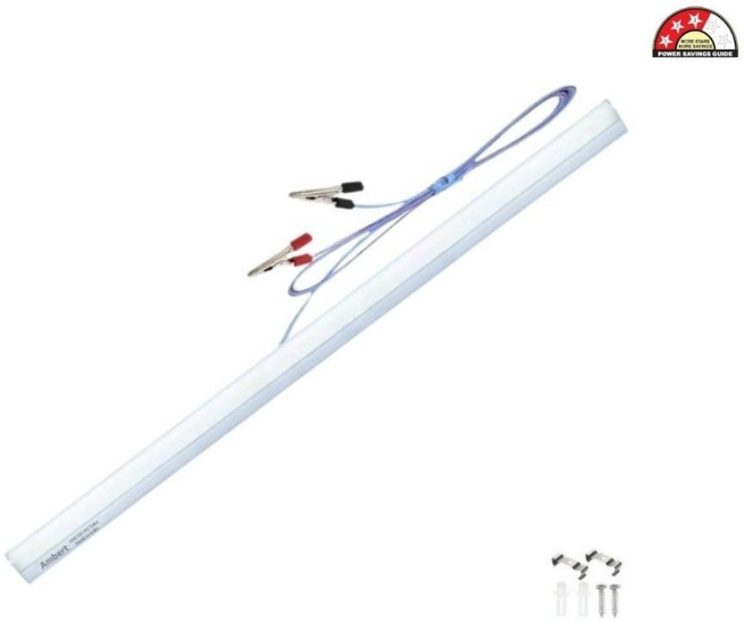 ambert 12-Volt DC Led Tube 2Ft Length 12-Watt Pack of-1, 12 W 58 cm Tube Light(White)