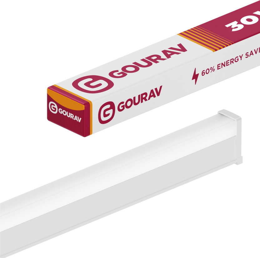 GOURAV GOURAV 4 Feet Lotus Tube Cool White Soft and Glare Free Home Lighting 22 W 110 cm Tube Light(White, Pack of 2) - Flipkart Deal