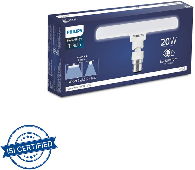 PHILIPS 20W B22 T-BULB 20 W 28 cm Tube Light(White)