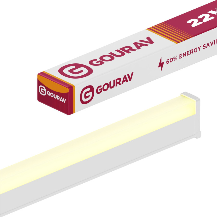 GOURAV GOURAV Lotus Tube Light ,4 Feet ,Warm White,Soft and Glare Free Home Lighting 22 W 110 cm Tube Light(Yellow) - Flipkart Deal